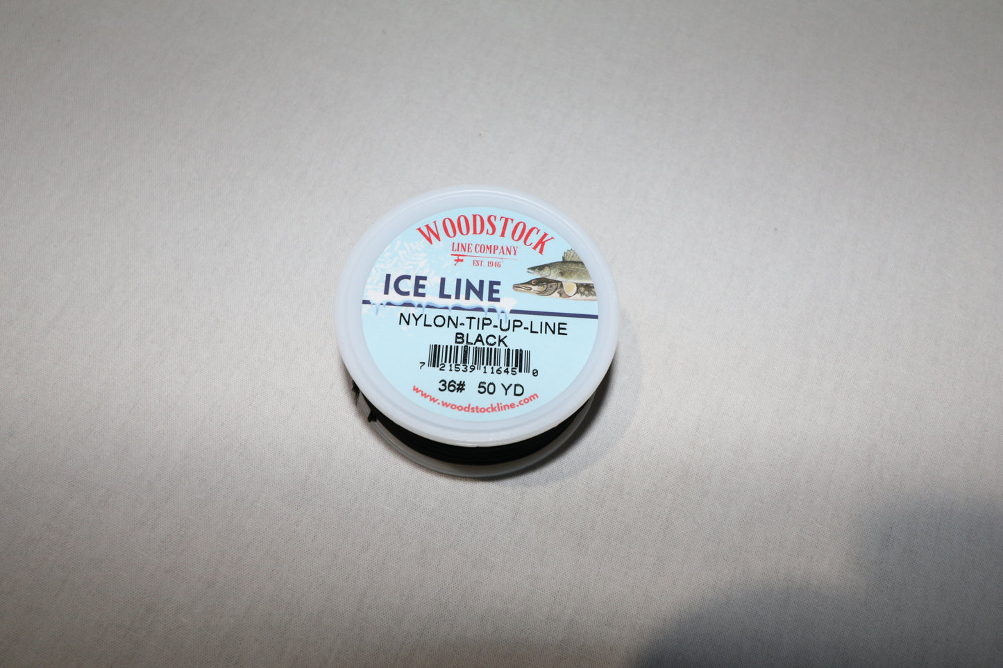 WOODSTOCK NYLON ICE LINE 45# 50 YARD TIP UP LINE
